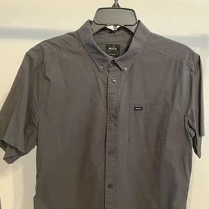 RVCA Microcheck Woven Short Sleeve Shirt